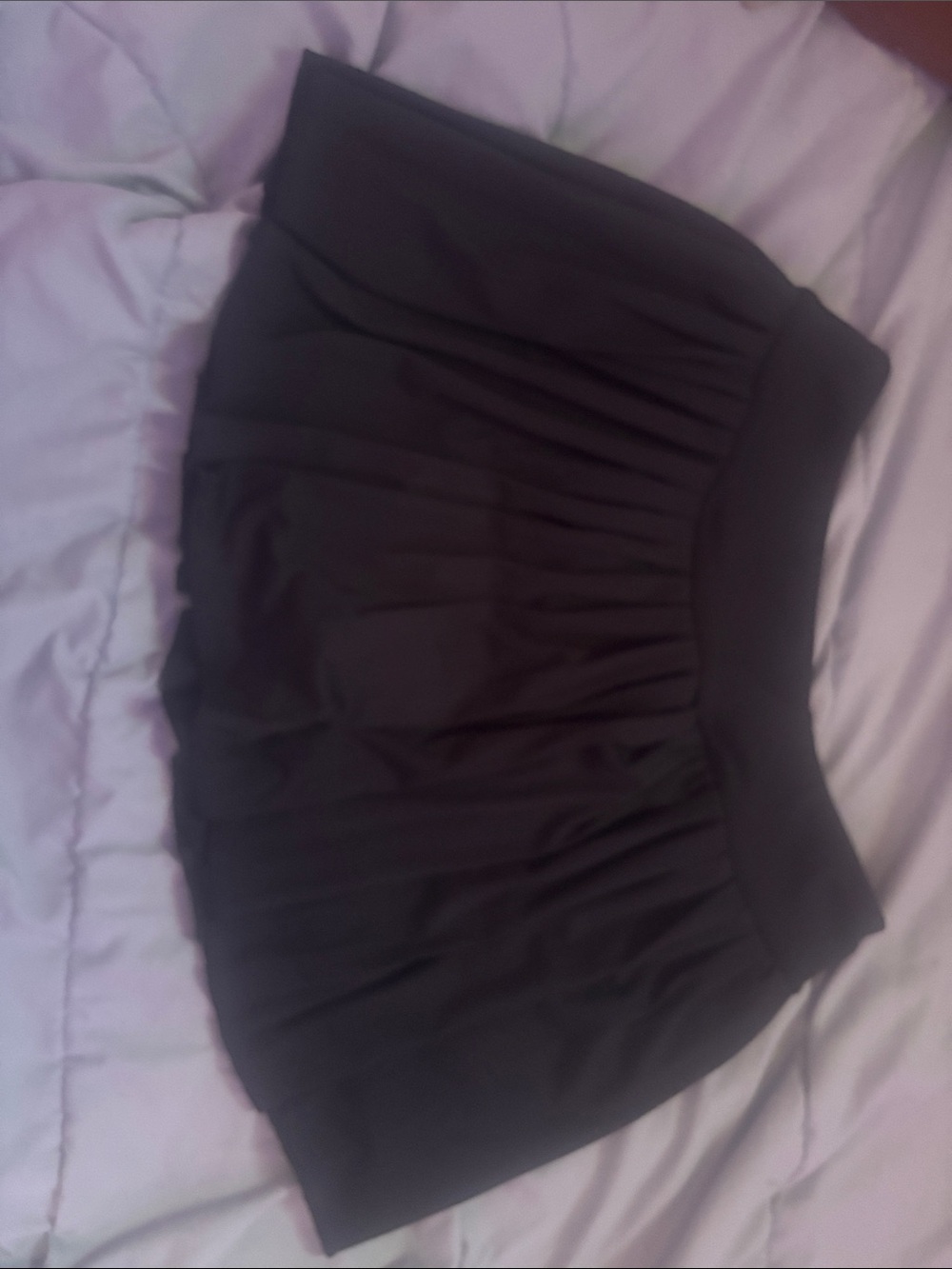 Ultra Flirt Black Skirt with Branded Lilac Tag